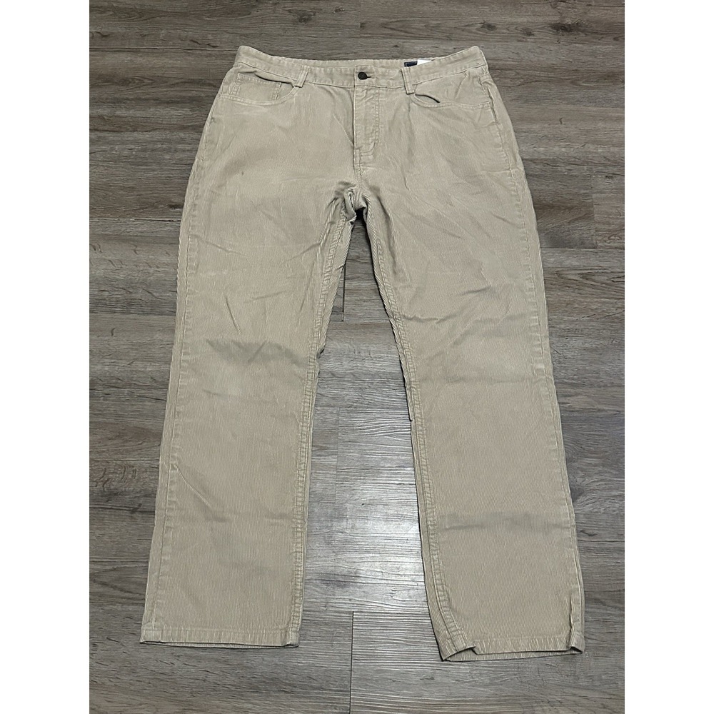 Vineyard Vines Pants Mens 35x32 Khaki Corduroy 5-Pocket Straight Stretch Casual‎